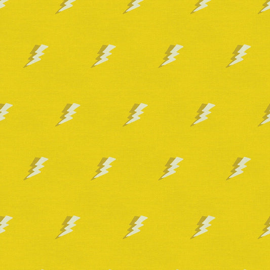 Let the Good Times Roll by Lysa Flower Collection Lightening Yelllow 120-21760 Cotton Woven Fabric