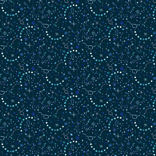 Tree of Life by August Wren Night Sky  ST-DLJ1752MU Cotton Woven Fabric