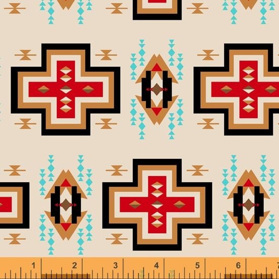 Spirit Trail by Whistler Studios Cruz Ivory 52449-1 Cotton Woven Fabrics