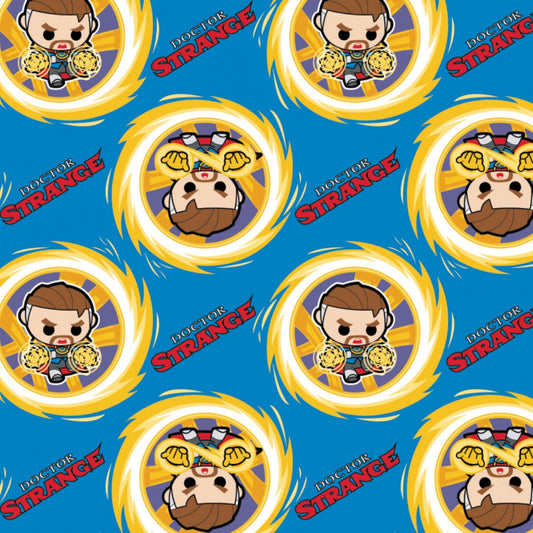 Licensed Marvel Kawaii Mini Doctor Strange 13020861-2 Cotton Woven Fabric