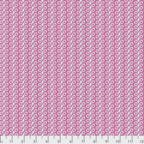 Jardin de la Reine by Odile Bailloeul Palace Topiary Rose PWOB045.ROSE Cotton Woven Fabric