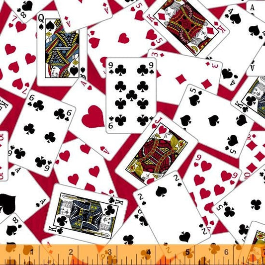 Man Cave by Rosemarie Lavin Playing Cards 52411-1 Cotton Woven Fabric