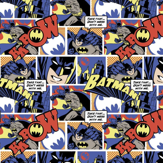 Licensed Batman Color Pop Comics 23200331-2 Cotton Woven Fabric