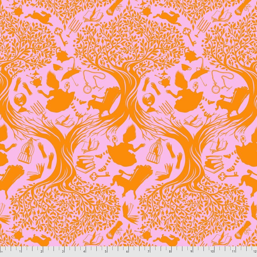 Tula Pink Rabbit Tula Pink Curiouser & Curiouser Down the Rabbit Hole Wonder PWTP166.WO ...