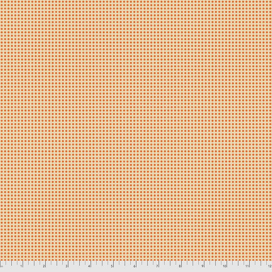 Spooktacular by Maude Asbury Distressed Dot Orange PWMA008.XORANGE Cotton Woven Fabric