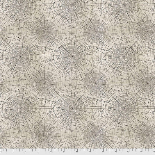 Regions Beyond by Tim Holtz Eclectic Elements Cobwebs Neutral PWTH150.NEUTRAL Cotton Woven Fabric