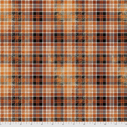 Regions Beyond by Tim Holtz Eclectic Elements Wicked Orange PWTH157.ORANGE Cotton Woven Fabric