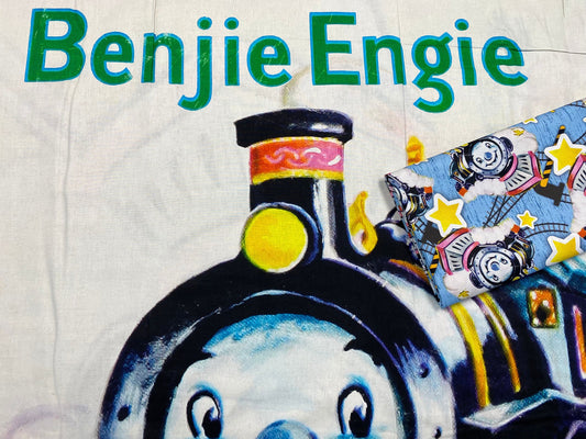 Vintage Storybook 2 Benjie Engie BW02090C2  Cotton Woven Fabric