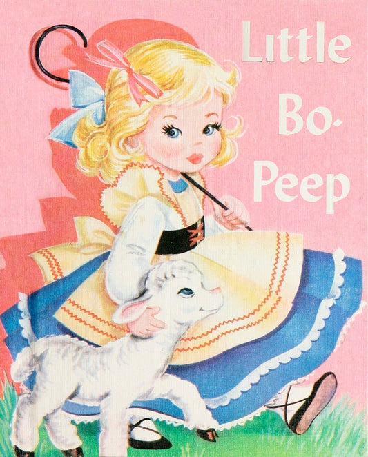 Vintage Storybook 2 Little Bo Peep 36" Panel BW01630C1 Cotton Woven Panel