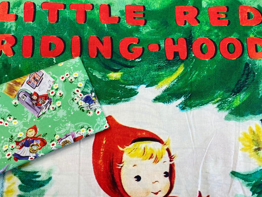 Vintage Storybook 2 Little Red Riding Hood 36" Panel BW01500C1 Cotton Woven Panel