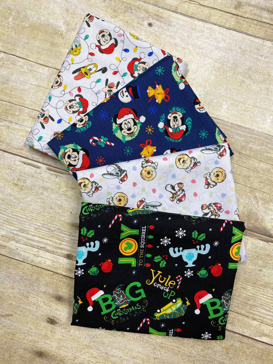 Character Winter Holiday 2 Licensed Christmas Vacation Big Christmas 23150103-4 Cotton Woven Fabric