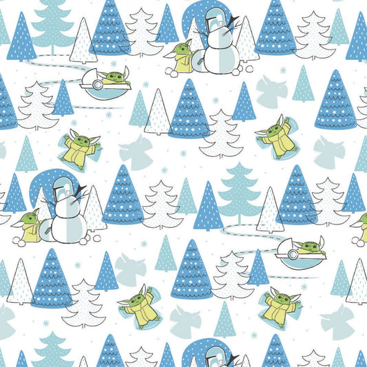 Character Winter Holiday 2 Licensed Star Wars Child Snow Day 73800275-1 Cotton Woven Fabric