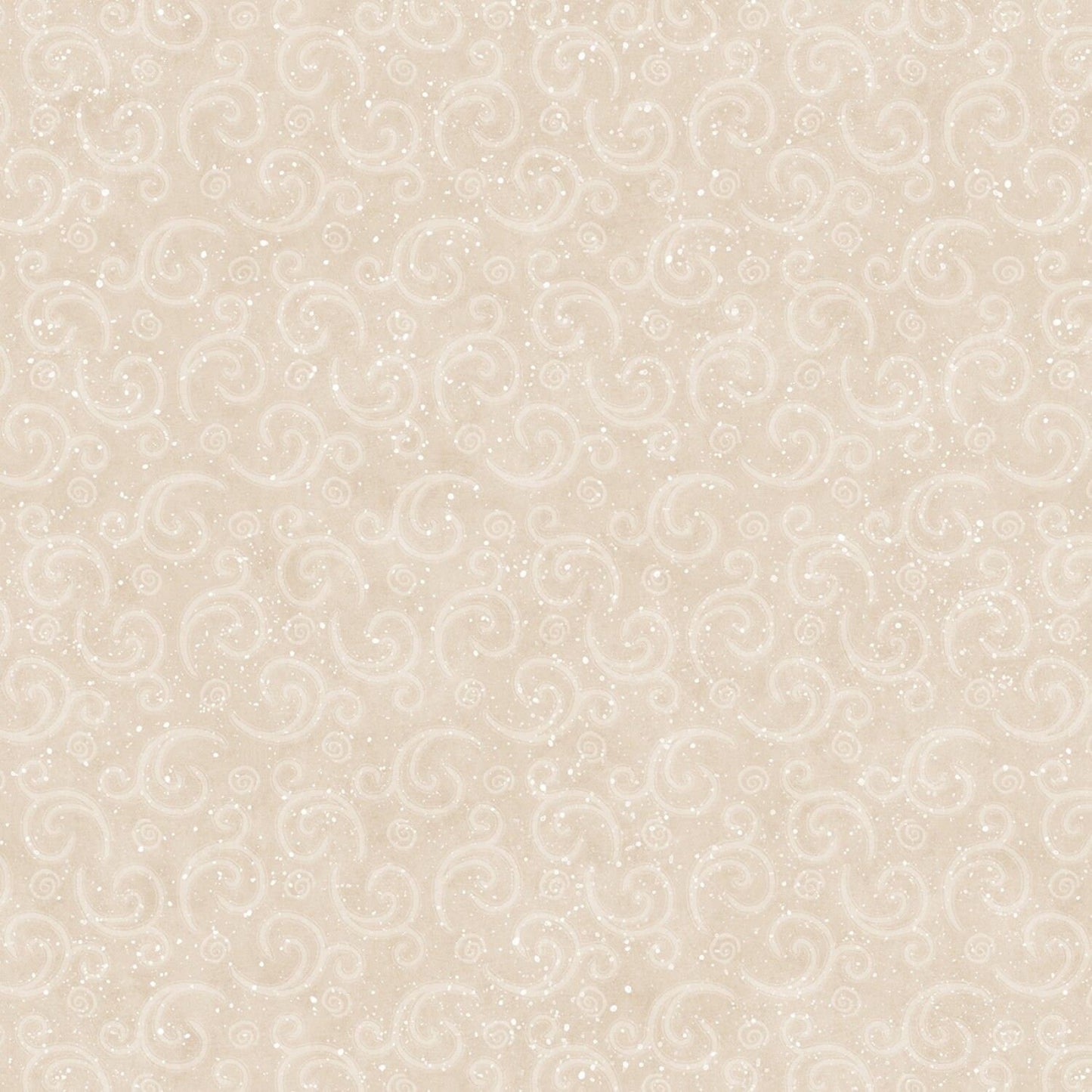 I Love SN'Gnomes by Shelly Comisky Swirl Beige F9638-33 100% Cotton Flannel Fabric