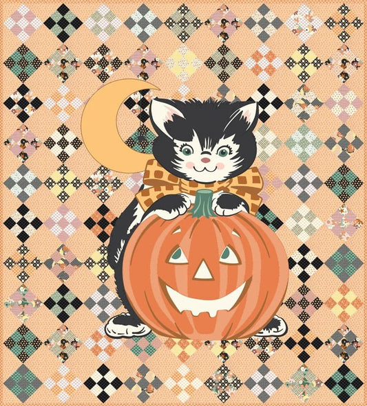 Kitty Corn by Urban Chiks Quilt Kit KIT31170 Finished quilt size 57" x 63" - USA Shipping Included in Price!