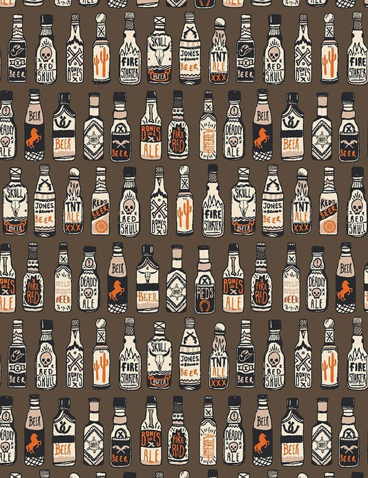 Wanted Brewskis Butternut STELLA-1953-BUTTERNUT Cotton Woven Fabric