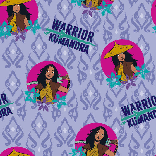 Licensed Disney Raya & The Last Dragon Raya Badge 76143A620715 Cotton Woven Fabric