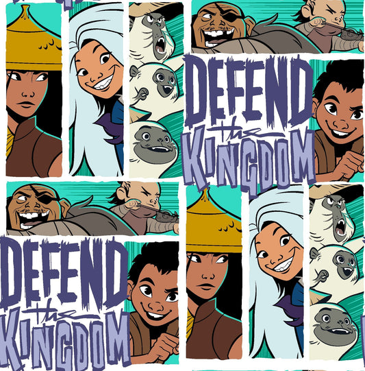 Licensed Disney Raya & The Last Dragon Raya Comic Look 76146A620715 Cotton Woven Fabric