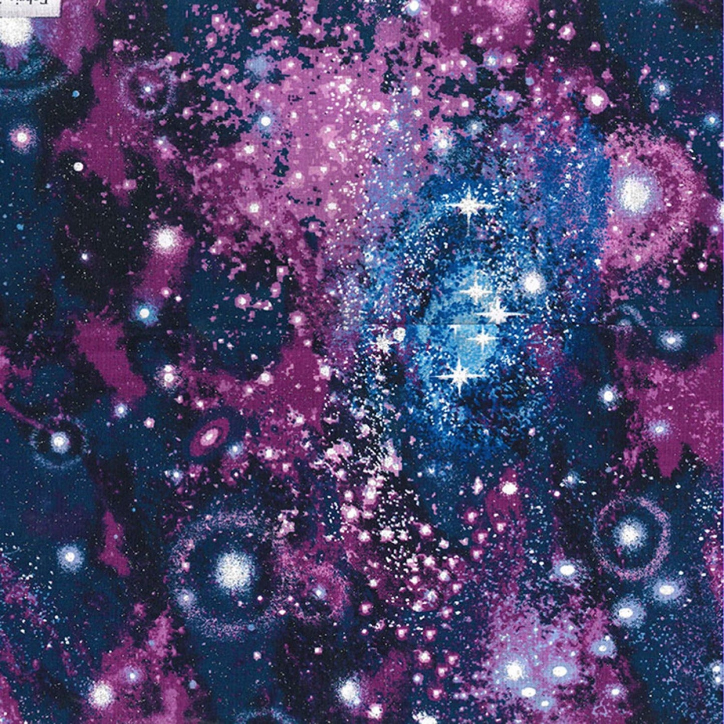 Midnight Galaxy w/Glitter 13660-NS Cotton Woven Fabric