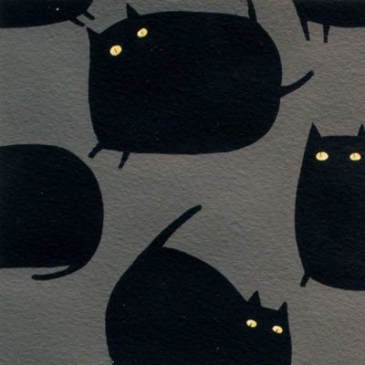 Haunted House Magic Meows Smoke 7783B Cotton Woven Fabric