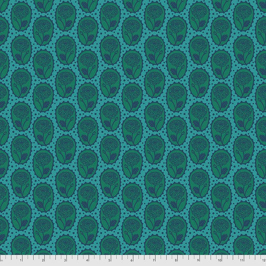 Love Always, AM by Anna Maria Horner Locket Ocean PWAM018.OCEAN Cotton Woven Fabric