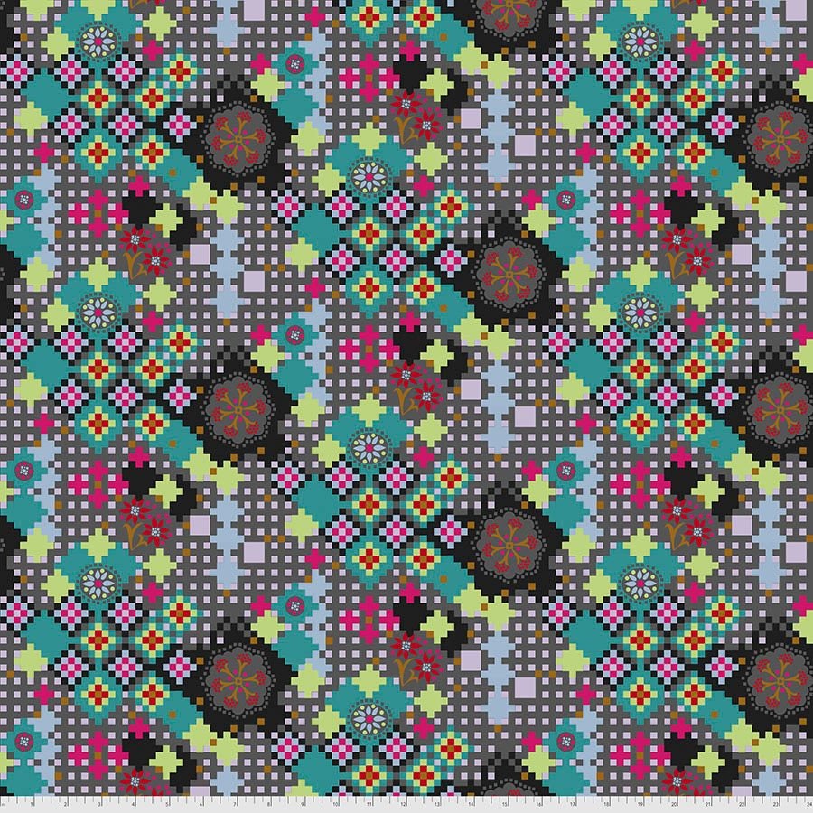 Love Always, AM by Anna Maria Horner Postage Due Kaleidoscope PWAH068.KALEIDOSCOPE Cotton Woven Fabric