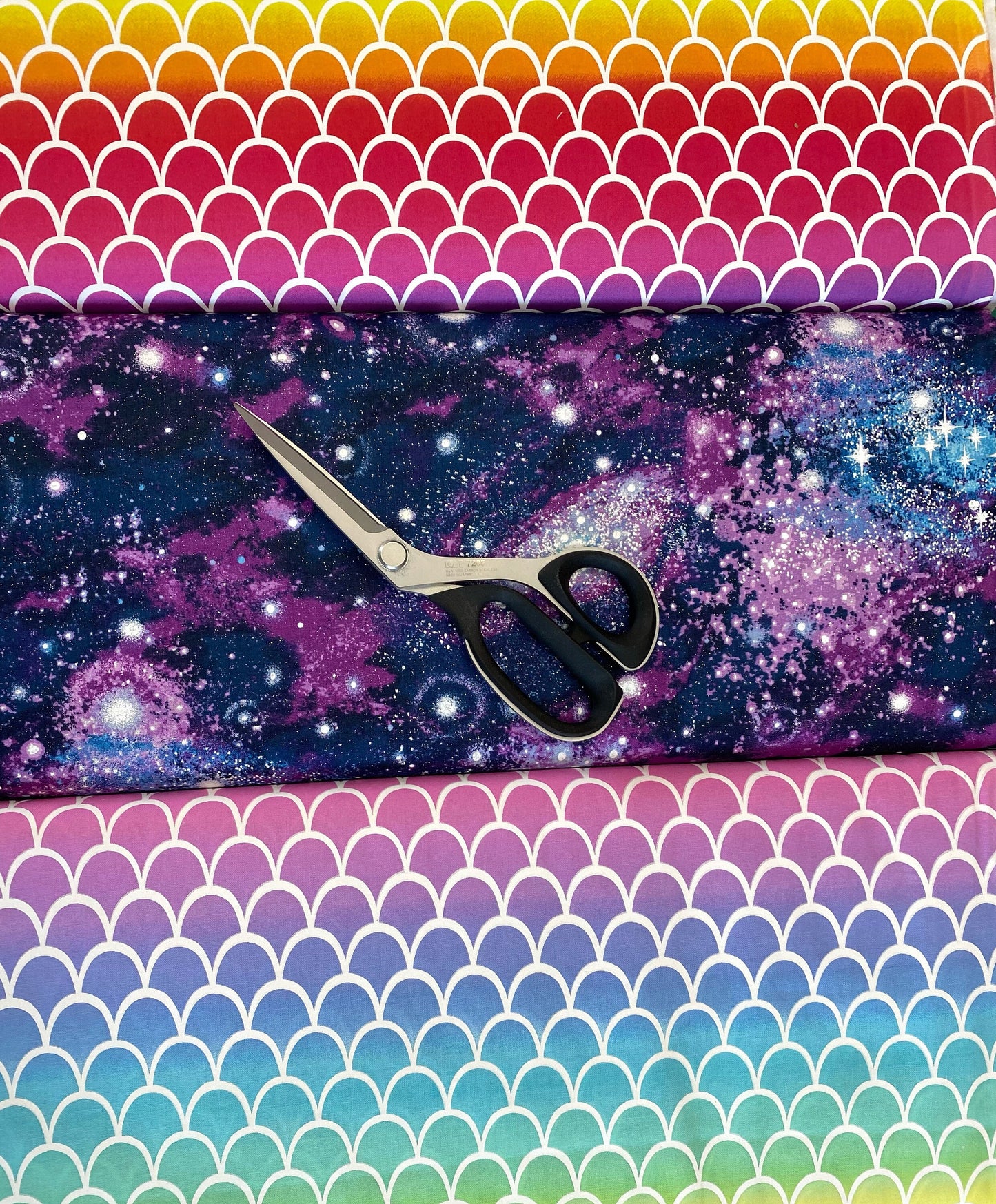 Midnight Galaxy w/Glitter 13660-NS Cotton Woven Fabric