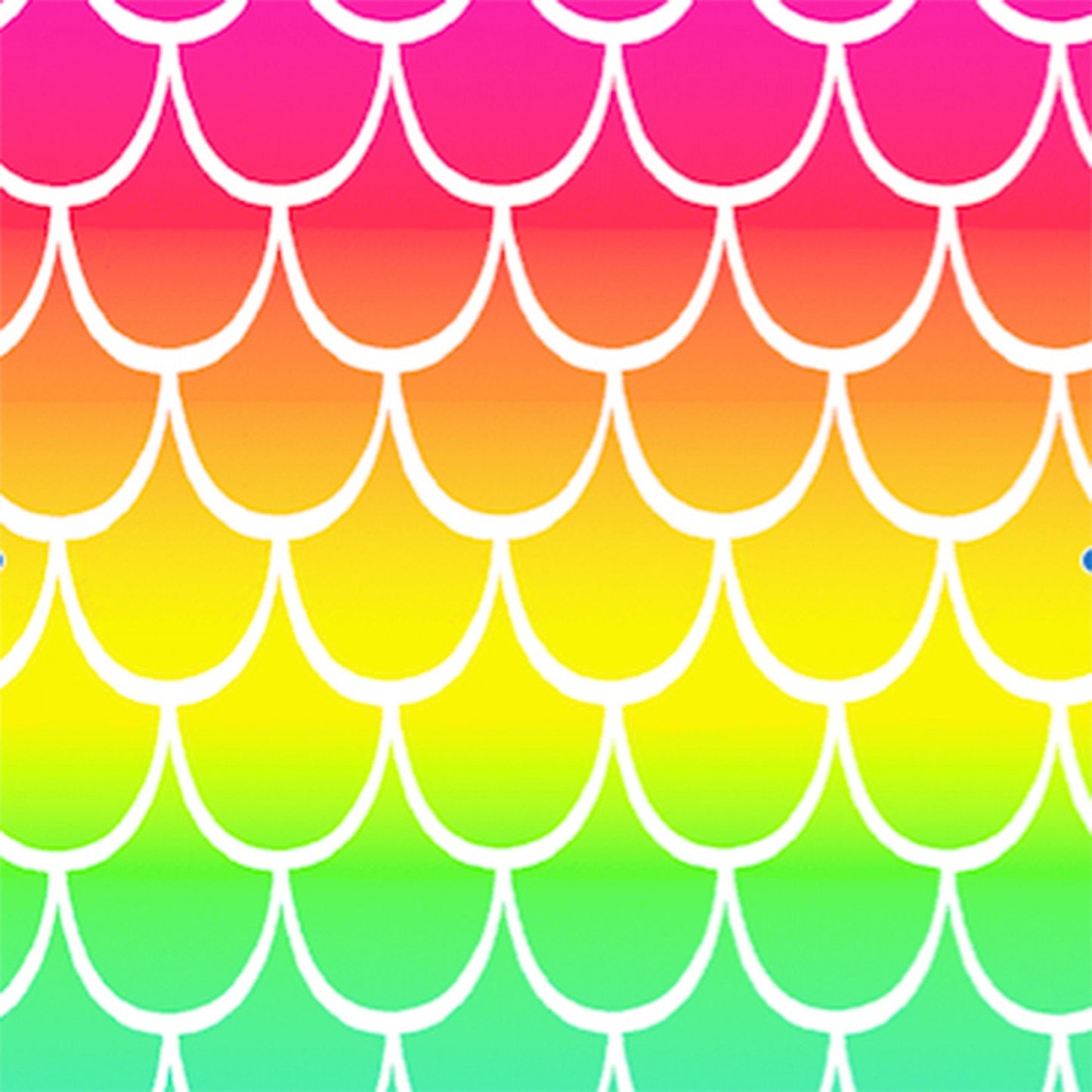 Rainbow Ombre Mermaid Scales Multi 16668-E Cotton Woven Fabric