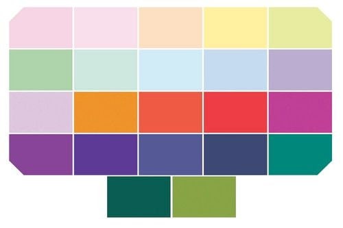 Tula Pink Mythical Solids 2.5" Strips Bundle of 40 pieces Mythical FB4DRTP.MYTHICAL Cotton Woven