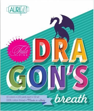 Dragon's Breath by Tula Pink TP50DB10 Aurifil Thread Set