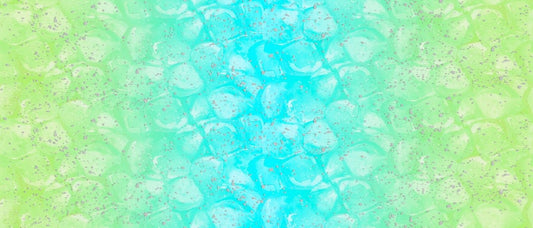 Mixology with Silver Glitter Ice Green/Blue Glitter 18022-MLT Cotton Woven Fabric