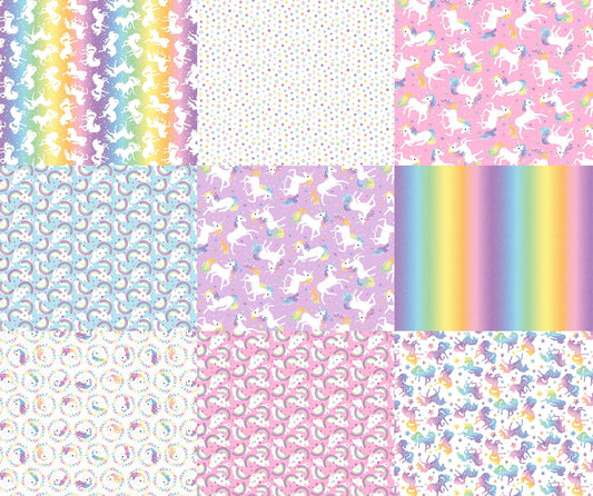 Itsy Bitsy Project Panel by Deborah Edwards 36" Panel Unicorn Magic DP24259-1 Cotton Woven Panel