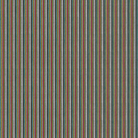Sewing is my Happy Place by Nina Djuric Barcode Stripe 24223-99 Cotton Woven Fabric