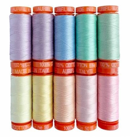 Unicorn Poop by Tula Pink TP50UP10 Aurifil Thread Set