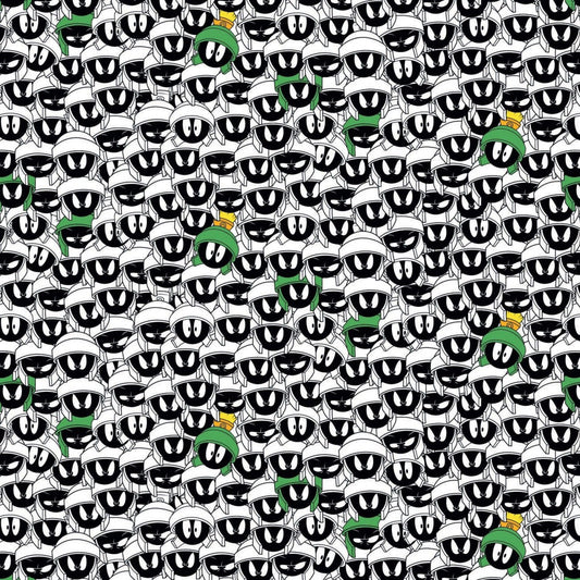 Licensed Looney Tunes 2 Marvin the Martian Stack 23600163-1 Cotton Woven Fabric