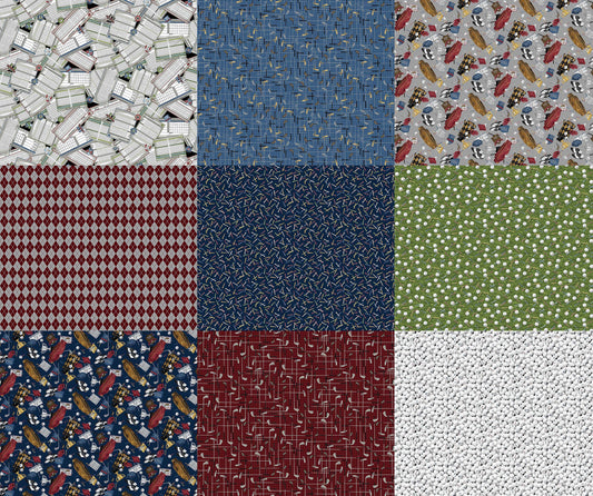 Itsy Bitsy Project Panel by Deborah Edwards 36" Panel On The Green DP24258 1 Cotton Woven Panel