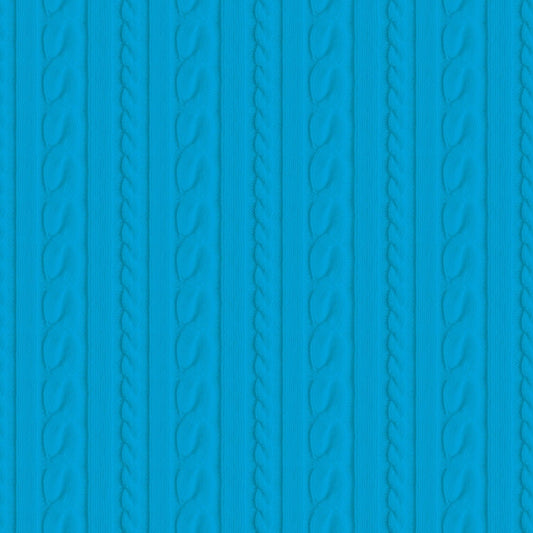 Licensed Mister Rogers' Neighborhood Sweater Stripe Turquoise C11464R-TURQUOISE Cotton Woven Fabric