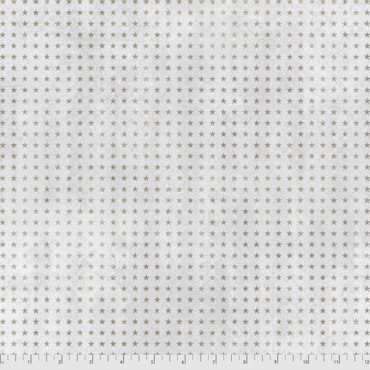 Monochrome by Tim Holtz Tiny Stars Linen PWTH051.LINEN Cotton Woven Fabric