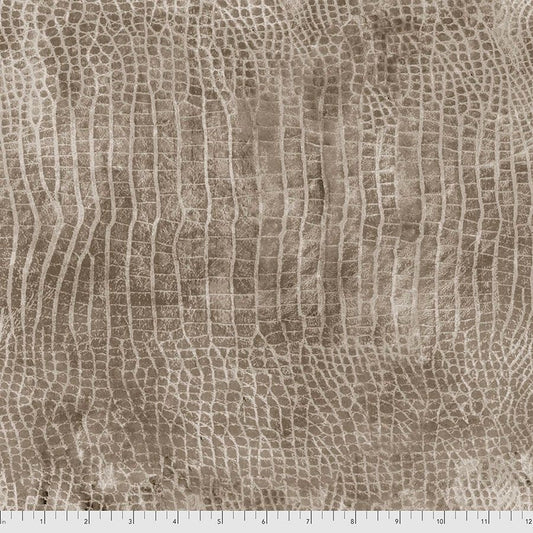 Worn Croc by Tim Holtz Pebble PWTH020.PEBBLE Cotton Woven Fabric