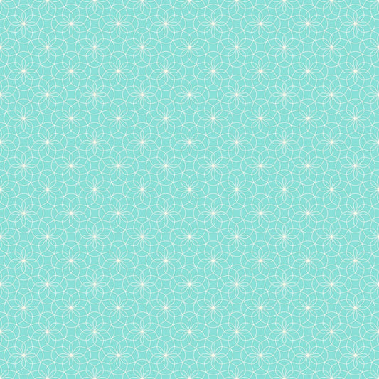 Prairie Meadow by Brett Lewis 24237-62 Turquoise Cotton Woven Fabric