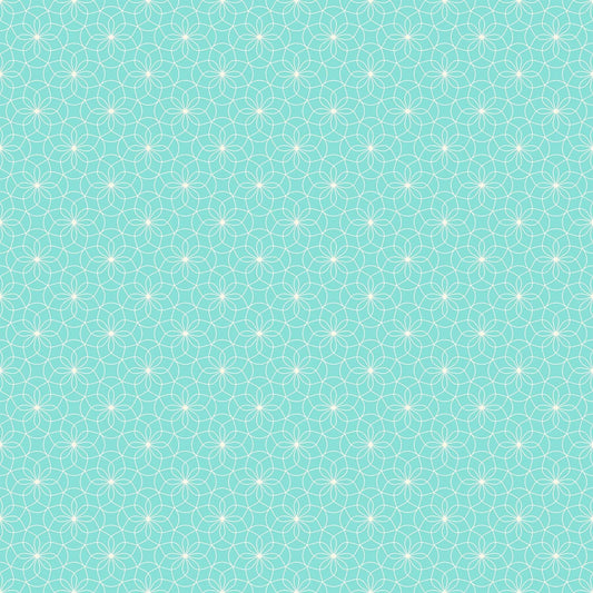 Prairie Meadow by Brett Lewis 24237-62 Turquoise Cotton Woven Fabric