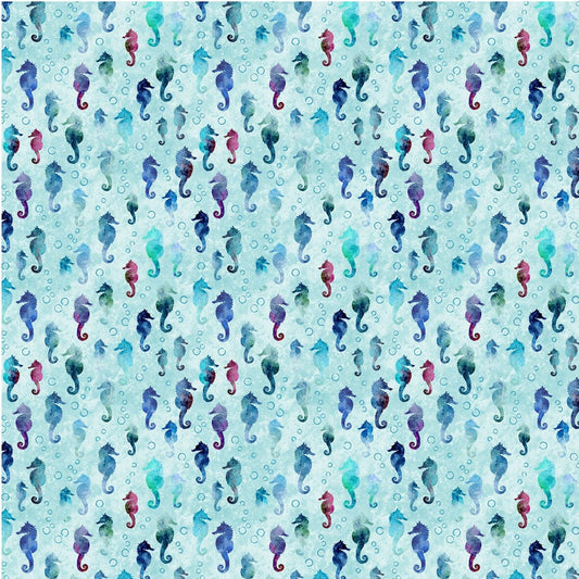 Mermaid Wishes Blue with Metallic Accents Cotton Woven Fabric – The Fabric  Candy Shoppe