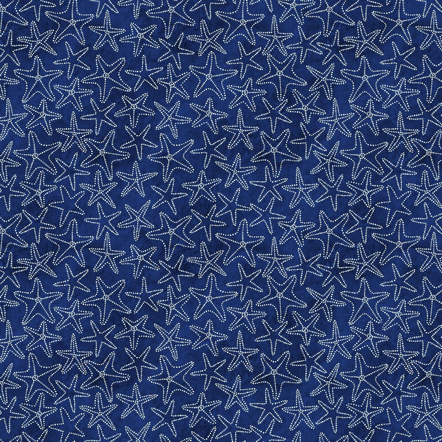 Fanciful Sea Life Sea Stars Navy DCX9958-NAVY Cotton Woven Fabric