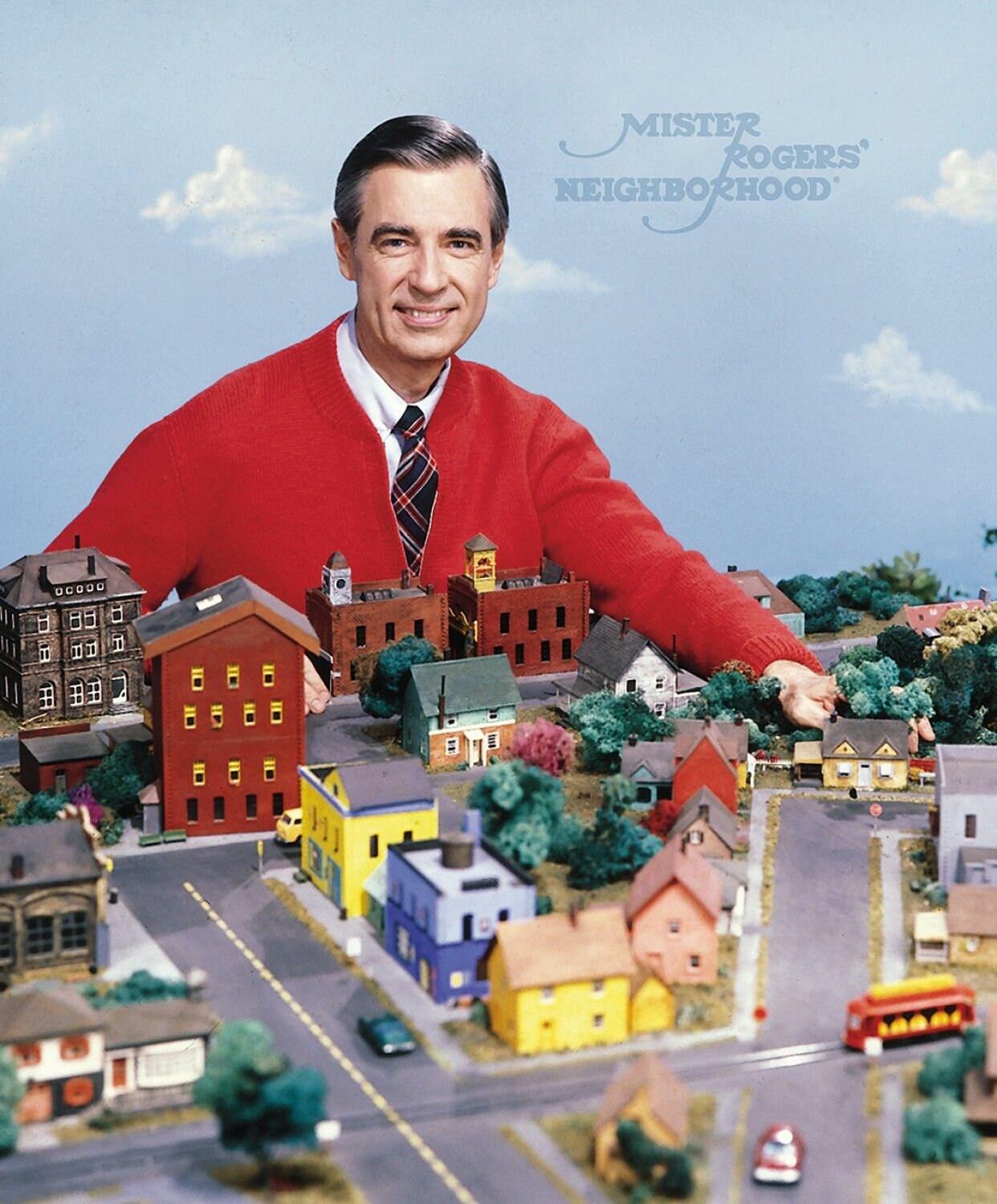 Licensed Mister Rogers' Neighborhood 36" Panel PD11465R-Panel Cotton Woven Panel