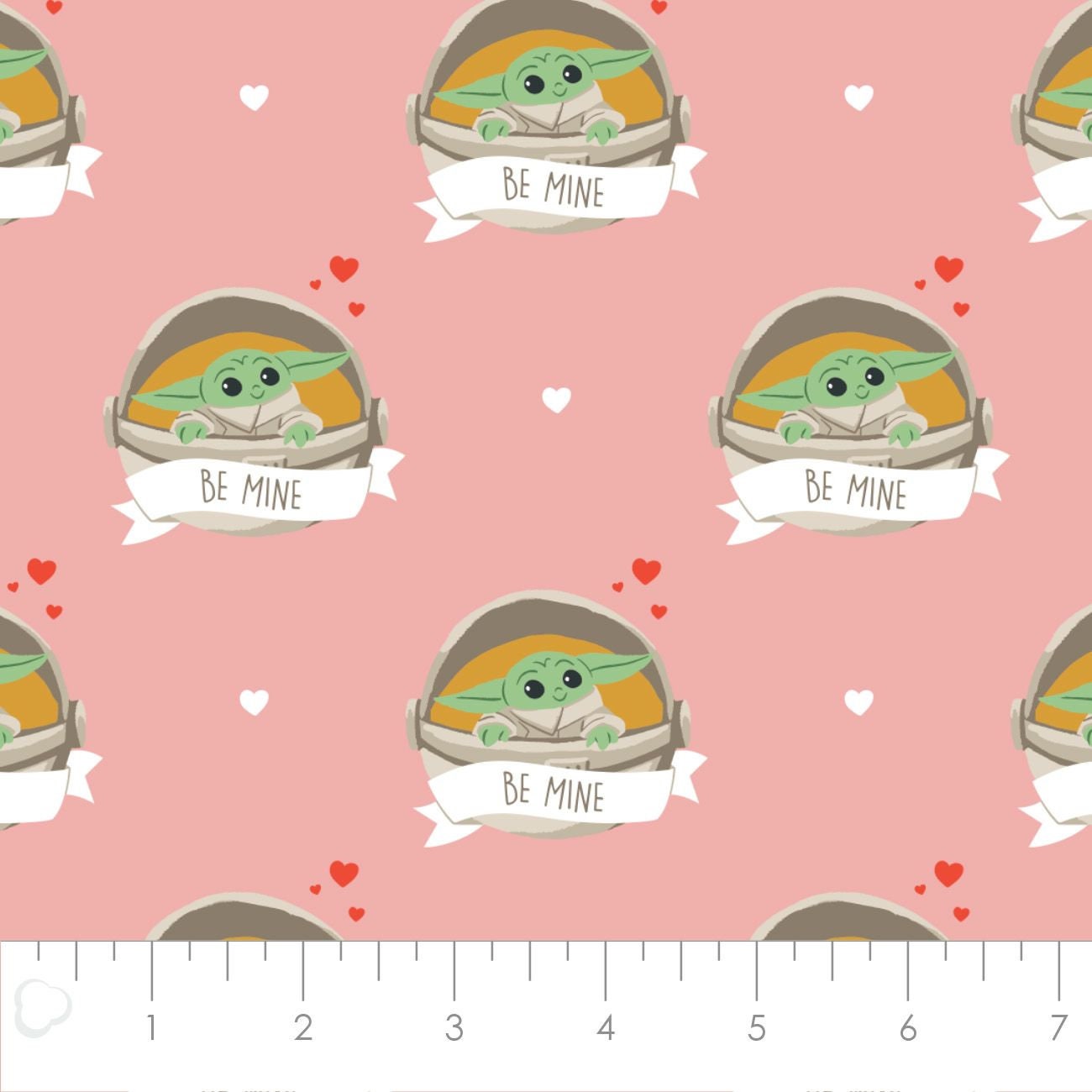 Licensed Character Valentine's Day Be Mine Pink 73800286-02 Cotton Woven Fabric