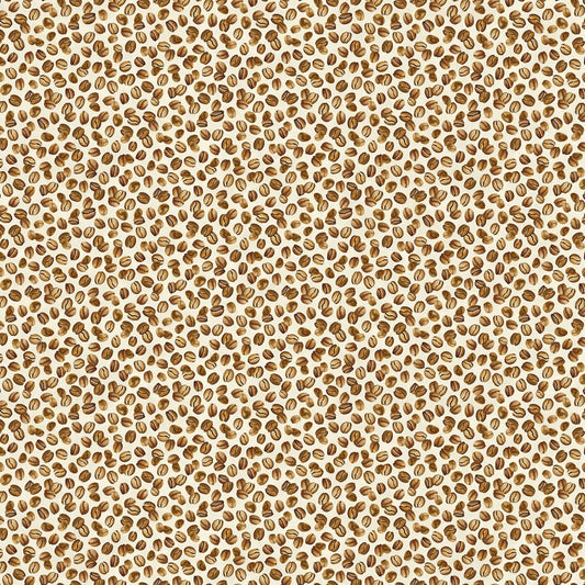 Perk Up Dream Beans Vanilla CX101330-VANI Cotton Woven Fabric
