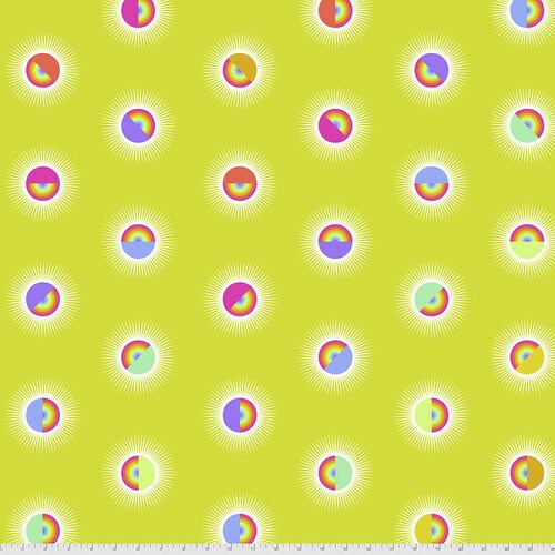 Tula Pink Daydreamer 108" Saturdaze Pineapple QBTP007.PINEAPPLE 100% Cotton Sateen Wideback Quilt Backing