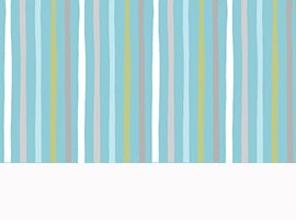 Simple Stripes Blue Coordinate Cotton Woven Fabric