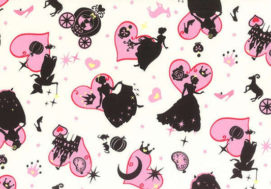 A Girl's Story by Koko Seki  Cinderella 40454-Black Cotton Woven
