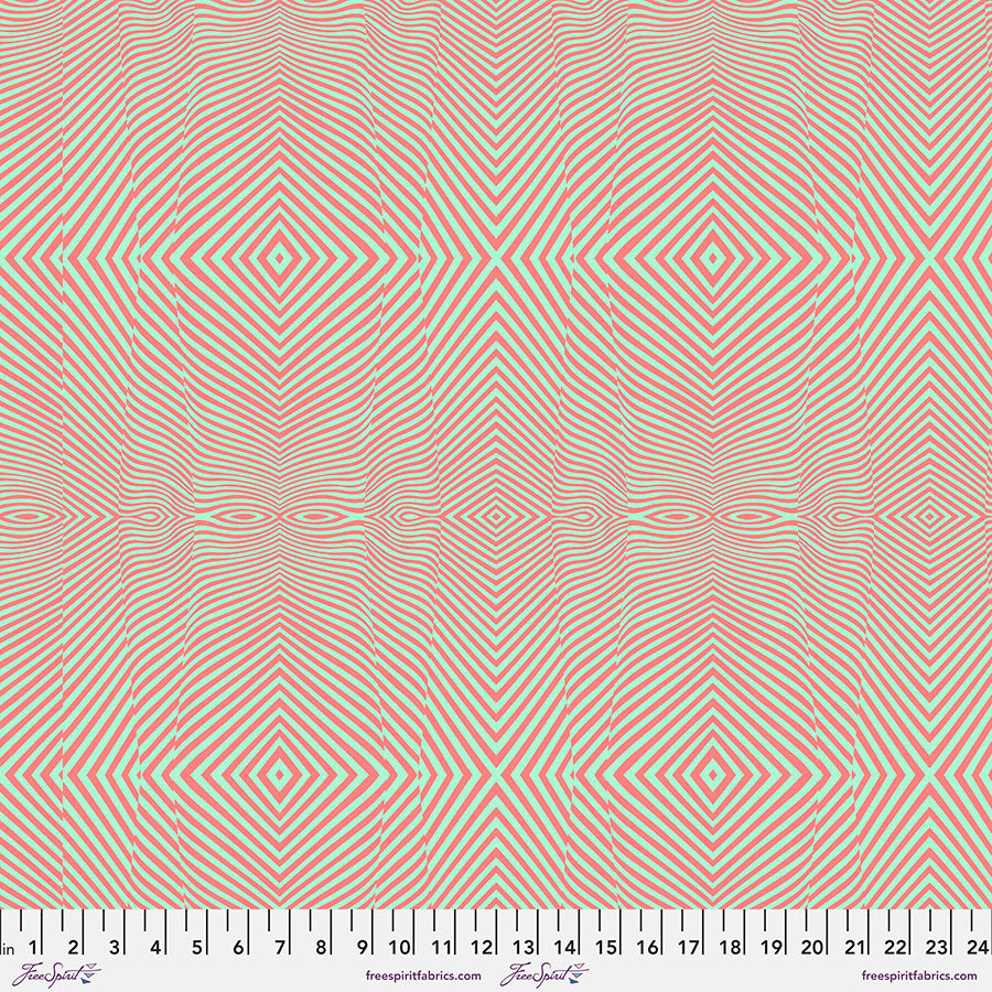 Tula Pink Moon Garden Lazy Stripe Lunar    PWTP022.LUNAR Cotton Woven Fabric