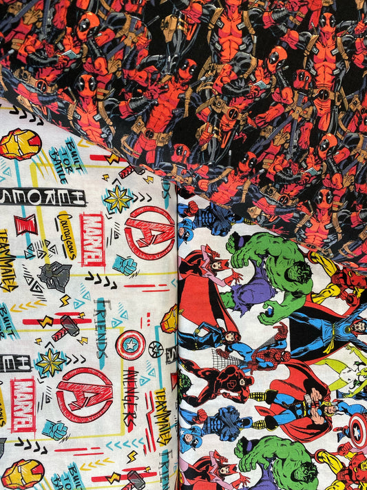 Licensed Marvel Marvel Retro Comics Pack    77366A620715 Cotton Woven Fabric